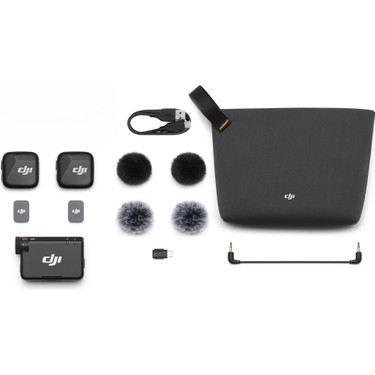 DJI Mic Mini Paket 2 Verici 1 Alıcı Kablosuz Yaka Mikrofonu Fiyatı