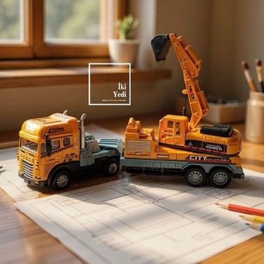İki Yedi Konsept Bennett Ekskavatör Maketi Iş Makinesi Fiyatı