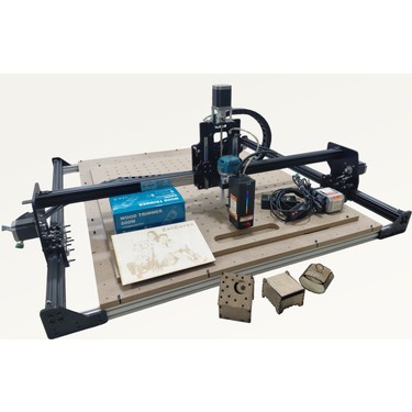 Zetcarve - E-Sat M5 Model Masaüstü Cnc Makinesi 2'si 1 Arada Fiyatı
