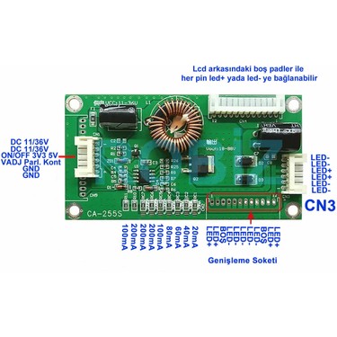 Devremarkt CA255S LCD Sürücü Kartı LED Tv Televizyon Sabit Fiyatı