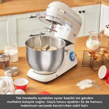 Karaca Chefcrafter Stand Mikser 1900 W Güç, 7 Lt Kapasite ve Fiyatı