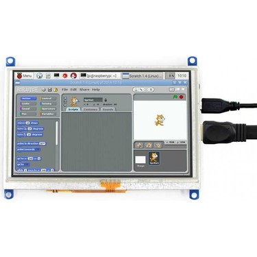 Waveshare 5 Inch HDMI Rezistif Dokunmatik LCD (Çoklu Sistem) Fiyatı