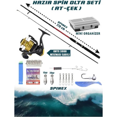 Alastor Spinex Spin Olta Seti Hazır Olta Seti At-Çek Olta Fiyatı