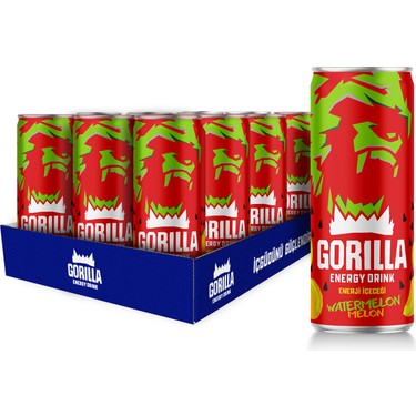 Gorilla Energy Karpuz - Kavun Aromalı 250 ml 12'li Fiyatı