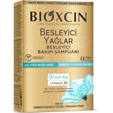 BİOXCIN BESLEYİCİ YAĞLAR BAKIM ŞAMPUANI 9 ÇİÇEK YAĞI 300ML