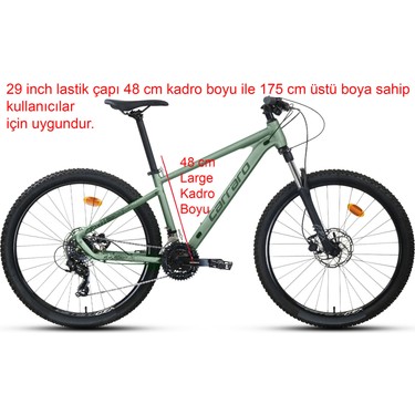 Carraro Crx 921 29 Jant 48 Kadro 21 Vites Dağ Bisikleti (175 Fiyatı