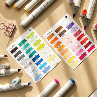 Paperora 48'li Çift Uçlu Alkol Bazlı Marker Kalem Seti – Fiyatı