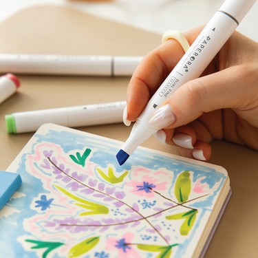 Paperora 48'li Çift Uçlu Alkol Bazlı Marker Kalem Seti – Fiyatı