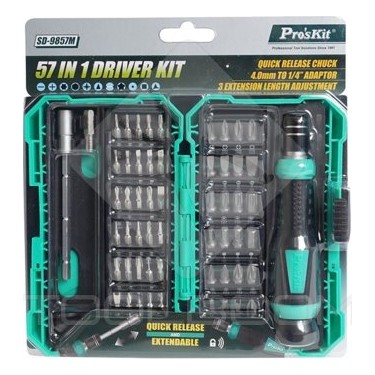 Proskit SD-9857M 57 Parça Tornavida Seti Fiyatı