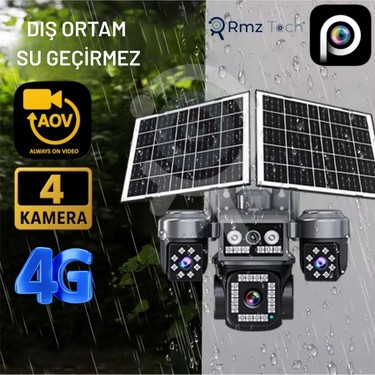 Avenir RMZ-TECH 4 Kameralı (3 Motorlu+ 1 Sabit) 8mp E Sim 4g Fiyatı