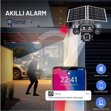 Avenir RMZ-TECH 4 Kameralı (3 Motorlu+ 1 Sabit) 8mp E Sim 4g Fiyatı