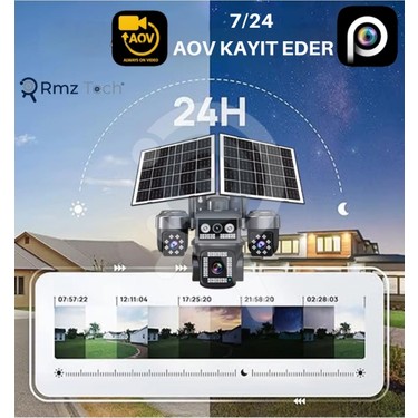 Avenir RMZ-TECH 4 Kameralı (3 Motorlu+ 1 Sabit) 8mp E Sim 4g Fiyatı