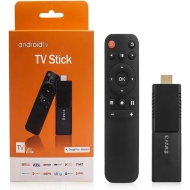 Azurtech Fts Tvr3 Tv Stick 1080P 4K Android 12.1 + 16GB Wifi Fiyatı