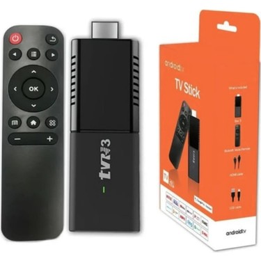 Azurtech Fts Tvr3 Tv Stick 1080P 4K Android 12.1 + 16GB Wifi Fiyatı