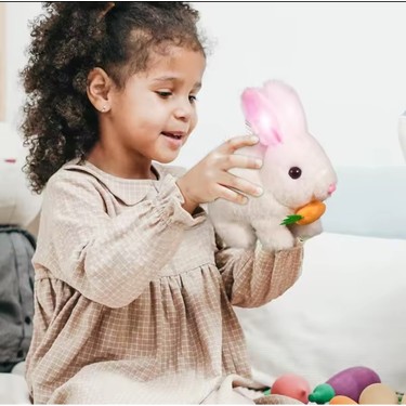 NB Market Zıplayan Tavşan Peluş Oyuncak Işıklı Vik Vik Fiyatı