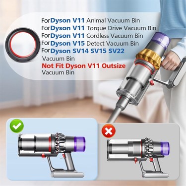 Gorgeous Dyson V11 V15 SV17 Toz Haznesi Yedek Parçaları Için Fiyatı