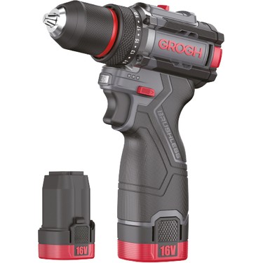 Grogh Kömürsüz Motorlu Şarjlı Matkap 16V 2Ah - GRX1633-2 BMC Fiyatı