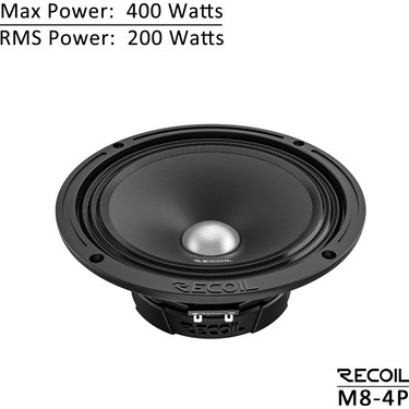Recoil Ms8-4p 20CM Midrange (800W) Fiyatı - Taksit Seçenekleri