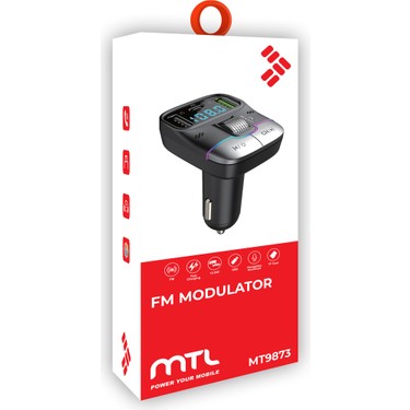 Mtl 55W Pd ve Qc Destekli Type-C Çıkışlı Bluetooth Fm Fiyatı Mtl 55W Pd ve Qc Destekli Type-C Çıkışlı Bluetooth Fm Fiyatı