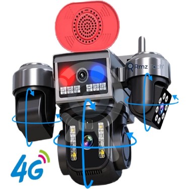Avenir AV-S446 4 Kameralı (3 Motorlu+ 1 Sabit) 8mp E Sim 4g Fiyatı