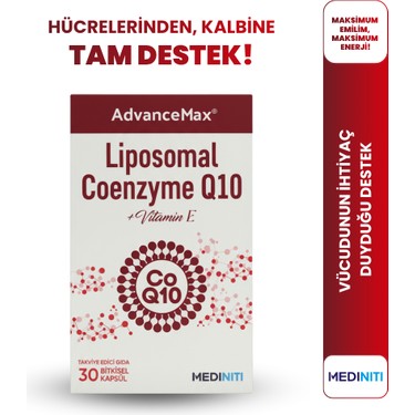 AdvanceMax Lipozomal Koenzim Q10 30 Kapsül Fiyatı