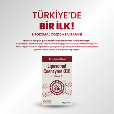 AdvanceMax Lipozomal Koenzim Q10 30 Kapsül Fiyatı