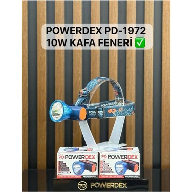 Powerdex PD-1972 Profesyonel Kafa Lambası | 10W – 1000 Lümen Fiyatı
