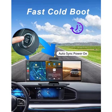 Çeşithane 10.26” 4K Carplay & Android Auto Araç Dvr – 2160P Fiyatı