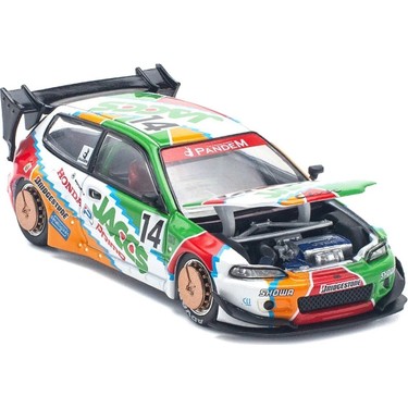 Pop Race Pandem Honda Civic Eg6 Jaccs By Pop Race 1/64 Fiyatı