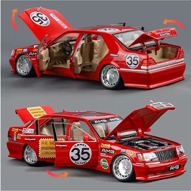 Scntoys Mercedes Benz 300 Sel Araba Kırmızı W140 Mercedes Fiyatı