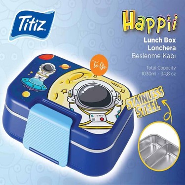 Akdeniz Home Titiz Happi Çelik Bölmeli Beslenme Kabı (1030 Fiyatı
