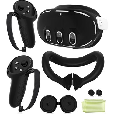 Quest3Sセット Cosmostech Quest 3 Uyumlu Silikon Koruma Seti – Kumanda Fiyatı