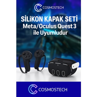 Cosmostech Quest 3 Uyumlu Silikon Koruma Seti – Kumanda Fiyatı