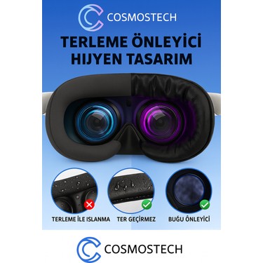 Cosmostech Meta Quest 2 Uyumlu Vr Face Pad Aksesuar Seti – Fiyatı