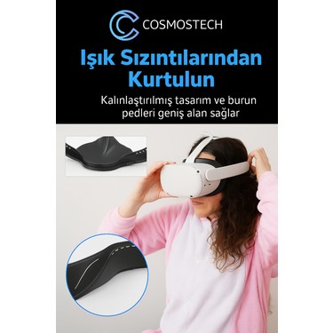 Cosmostech Meta Quest 2 Uyumlu Vr Face Pad Aksesuar Seti – Fiyatı