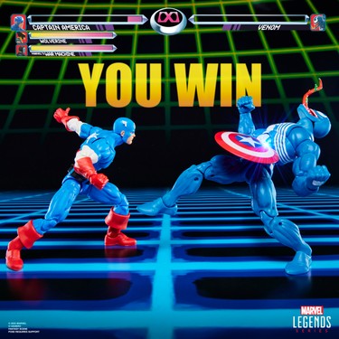 Marvel Legends Gamerverse Captain America Vs Venom (Retro Fiyatı