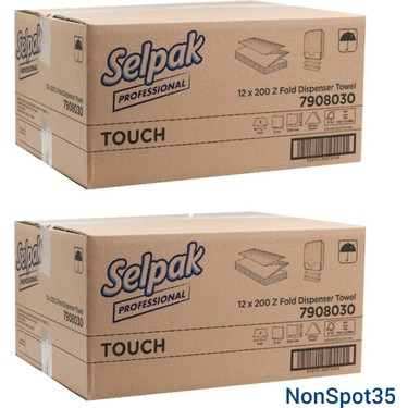 紙 Selpak Professional Touch Z Katlama Dispenser Havlu 200'LÜ Fiyatı