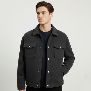 Jack & Jones Jack&Jones Ridgewood Melange Overshirt Erkek Fiyatı