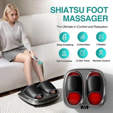 STYLE 【SHIATSU】 Yoğurma Titreşimli Shiatsu Sallanan Koltuk Masaj Aleti Sallanan