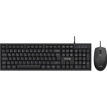 Inca IMK-376T Kablolu Türkçe Q Klavye Mouse Seti | 105 Tuş Fiyatı