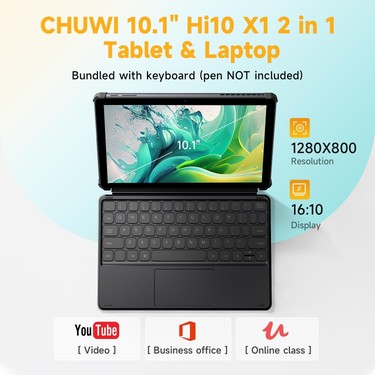 Chuwi HI10 X2 10.1 Intel Core I3 10100Y Işlemci, 8gb Ram, Fiyatı