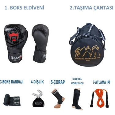 DragonDo Gifttoom, Kıck Boks Sporcu Çantalı Antrenman Seti Fiyatı