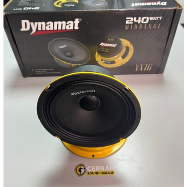 Dynamat YX16 16CM Rms 240 Watt Oto Hoparlör Midrange (2 Fiyatı