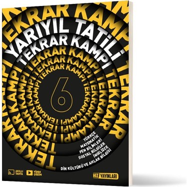 Hız 6. Sınıf Yarıyıl Tatili Tekrar Kampı Hız Yayınları Kitabı