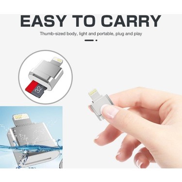 Zephon Apple Lightning To Micro SD/TF Card Reader iPhone Fiyatı