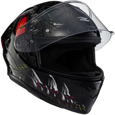 Zeus ZS-826 BK24 Red Kapalı Kask (Pinlock Dahil) Fiyatı