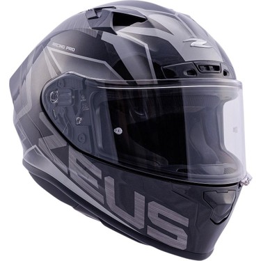 Zeus ZS-826 Pearl Black Silver BK3 Kapalı Kask (Pinlock Fiyatı