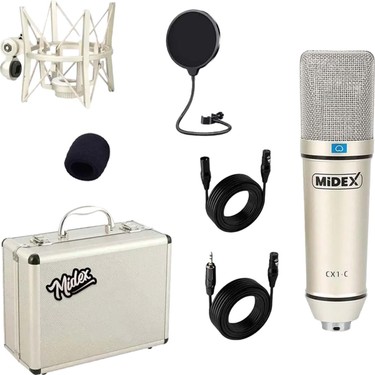 Midex Stüdyo Ekipmanları Private Paket-3 Cx1 Mikrofon VS15 Fiyatı