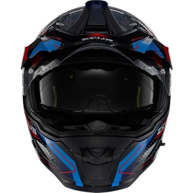 Zeus ZS-913 BK19P Black Red Blue Kapalı Kask Fiyatı