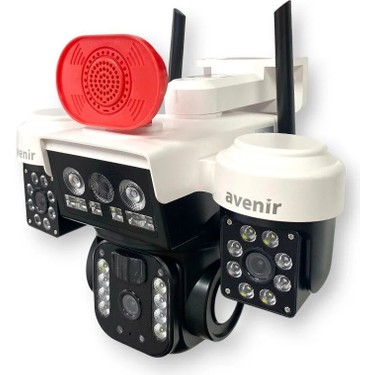 Avenir AV-S263W Beyaz 3 Kameralı 6mp Güneş Panelli Solar Fiyatı
